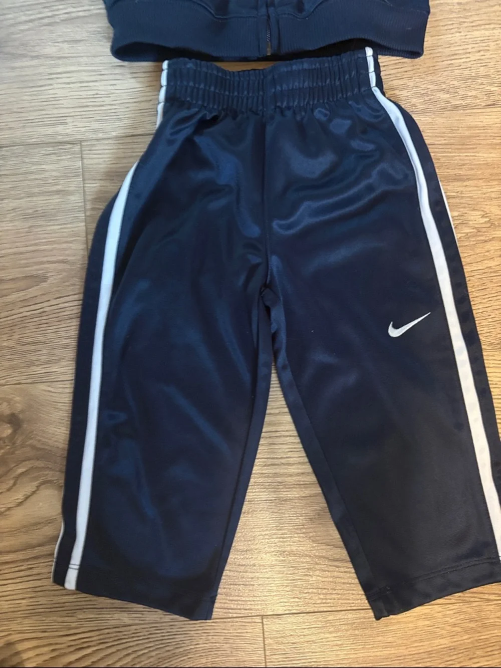 Nike Navy and White Kids Track Jacket & Pants Set - Picture 2 of 5
